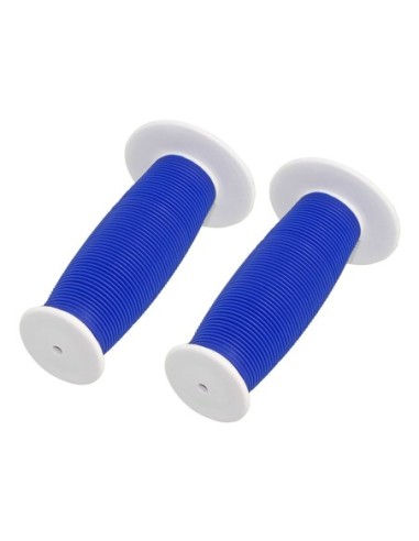 Mushroom Grips 7/8 long 115mm White/Blue.